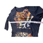 FRANK LYMAN geometric Animal Print Sheath Shift Dress 14 Photo 4