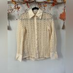 Mango  CROCHET SHIRT Photo 3