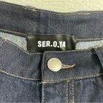NEW SER.O.YA Cropped Jeans Straight Leg Size 25 Dark Blue Wash Denim‎ Photo 5