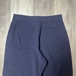 Rebecca Taylor  Navy Blue Crop Suit Pant Photo 6