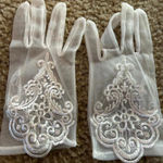 wedding bride lace gloves white Photo 0