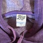Blue 84 Purple TCU Horned Frogs Women's Hoodie.  Cropped.  Fleece. Size Small. Photo 3
