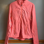 Lululemon  Define Jacket Luon Neon Pink Orange Size 10 Photo 0