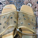 Loeffler Randall Brooke Caramel/Crystal Mesh Mule size 11 Photo 4