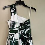 NWT asos leaf white green petite dress Size 2P Photo 5