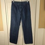 Wrangler Vintage  Womens Pinstripe‎ Straight Leg Jeans 34 Long - Measure Small 31 Photo 0