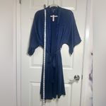 Victoria's Secret  Very Sexy Satin Kimono Robe, Ensign Blue, Photo 4