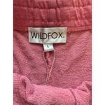 Wildfox  Norah Palm Tree Embroidered Pink Sweatshorts Size L Photo 3