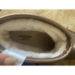 Arizona NWT  Spring Metallic Bronze Ankle Boot Bootie Women SZ 6 Memory Foam Photo 4