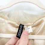 H&M Divided Womens Y2K Mob Wife Chic Layer Cozy Soft Faux Fur Vest Size 12 Cream Photo 2