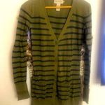 Surf boho, long stripe sweater sz M Size M Photo 0