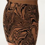 Good American Women's Intarsia Swirl Knit Stretch Mini Skirt Sz L/XL 3/4 Photo 1