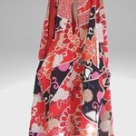 Trina Turk Red Tao floral Top Photo 0