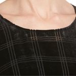 Eileen Fisher Black Plaid Burnout Checker Poncho Silk Blend OS Beautiful! Photo 2
