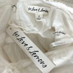 NEW For Love & Lemons Serena Sleeveless White Eyelet Ruffle Mini Dress Sz Small Photo 4