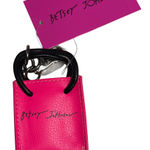 Betsey Johnson Pink Shopping Bag Charm Photo 0