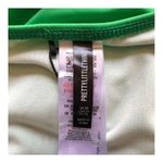 Pretty Little Thing  NWT Green Bead Detail Ruched Cut Out Plus Swimsuit Size 22 Photo 6