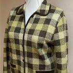 Source Unknown  Green and Black Plaid Blazer Photo 4