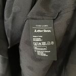 & Other Stories Black Sheath Tie Waist Mini Dress Photo 7