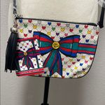 Brighton HOLIDAY LOVE & JOY Purse rainbow hearts bow Tassel Limited Edition New Photo 1