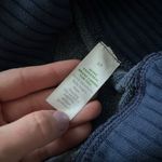 Aerie  Blue “Checked Out” Crewneck Sweater Size Small Photo 6