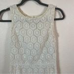 Dolce & Gabbana  Macrame Lace Dress Ivory White size 42 Cotton Blend Photo 1