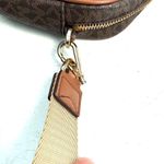 Michael Kors  Brown & Tan Fulton Sport Monogram Medium Crossbody Bag Purse Photo 11