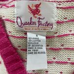 Quacker Factory Vintage Button Front Sweater Vest Novelty Mitten Knit Pink S Photo 9
