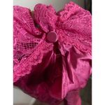 Victoria's Secret  Slip Dress 100% Silk Cami Adjustable Strap Lace Trim Pink M Photo 1