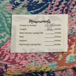 Lilly Pulitzer Asher Silk Top Cameo White Electric Feel Short Sleeve V-neck XS Photo 5