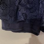 Aerie  blue lace shorts with spandex underneath size large‎ Photo 1
