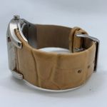 Daisy Fuentes  DF/1049 ladies 35mm silver tone Quartz analog watch brown runs Photo 2