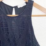 Coco + Jameson Black High Neck Flowy Mini Dress Size M Photo 11