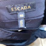 Escada Black Slim Fit Mid Rise Trouser Dress Pants Size 40 Photo 2