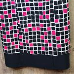 Voir Voir Size 10 Sleeveless Block Print Back Zippered Dress Photo 4