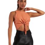 Koral NWT! Mayra Netz Tie Muscle Athleisure Gym Chic Tank - Size Large Photo 0