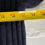 Free People Lottie short sleeve mock neck fit flare navy sweater dress L casual Photo 8