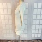 IRO Aurora white one sleeve ribbed bodycon mini dress size xxs Photo 11
