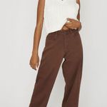 Garage Wide Leg Brown Pants Photo 0