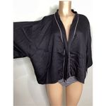 Volcom New.  black kimono top. Small. Retails $129 Photo 5