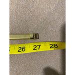 Stretch Belt 70s Disco Vintage Gold Tone Adjustable Metal Rectangular Clasp Size 28 Photo 4