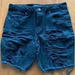 Zumiez Empyre Empyre | Distressed Black Mid-length Shorts Photo 0