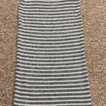 Gladys Bagley knit silver & gray stripe skirt. Size M Photo 0