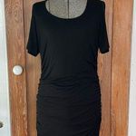 Tart  Maternity Presley Black Ruched Side Dress - Size Medium Photo 0