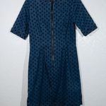 Boden USA Boden Blue Freya Polka Dot Denim Dress Size 8R Photo 7
