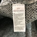 White House | Black Market  Cardigan Sweater Faux Fur Animal Print Gray Black S Photo 4