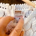 Vintage size 36 Montgomery Ward made in Japan knitted leaf pattern vest. White Size M Photo 1