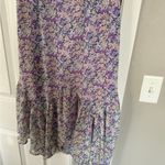 ASTR  The Label Lavender Floral Ruffle Midi Dress Photo 3