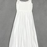  Smocked Dress Womens Small White Midi Wilfred Reminisce Summer Aritzia Photo 6