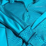 Avalanche  Teal Patterned Zip-Up Jacket Photo 0